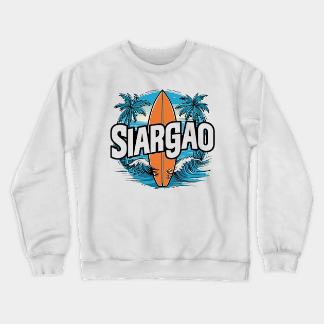 SIARGAO ISLAND Crewneck Sweatshirt by likbatonboot